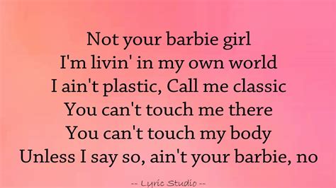 Not Your Barbie Girl (Lyrics) - Ava Max - YouTube