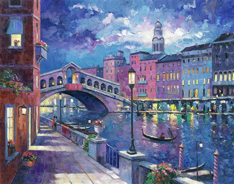 Rialto Bridge Painting by John Zaccheo - Fine Art America