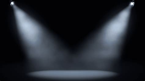 Download Spotlights On A Black Background | Wallpapers.com