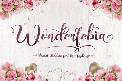 50% Wonderfebia Script Wedding Font Digital font | Etsy in 2021 ...