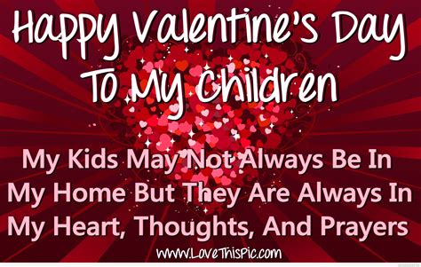 Happy Valentine's Day To My Children Pictures, Photos, and Images for ...