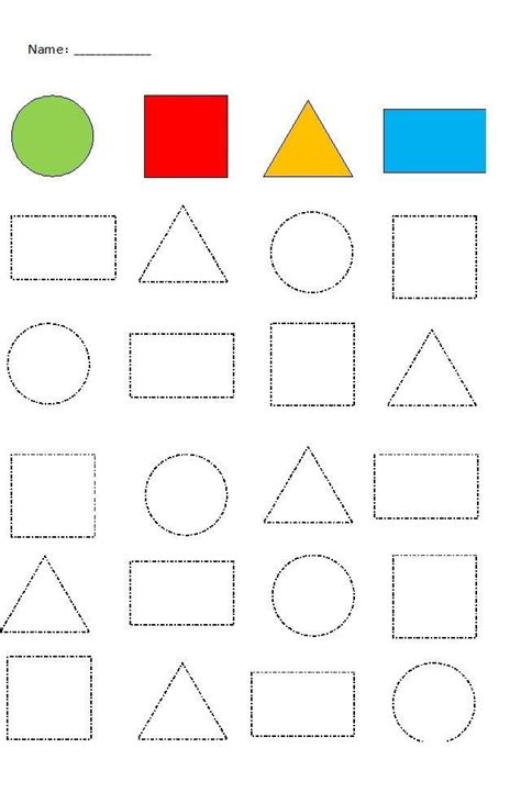 Pin On Preescolar | Shape worksheets for preschool, Preschool writing ...