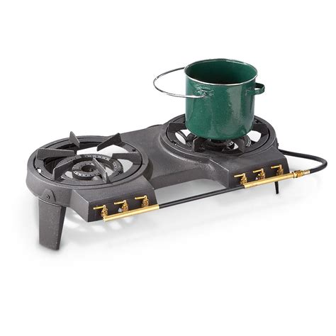 StanSport® Fat Boy 2 - burner Cast Iron Propane Stove - 232340, Stoves ...