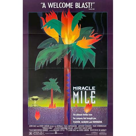 MIRACLE MILE U.S. Movie Poster - 27x41 in. - 1988