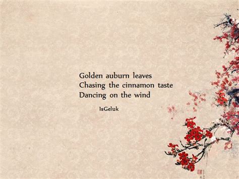 Haiku poem on Autumn poetry cinnamon wind dancing IG: geluk.is.poetry | Japanese poetry, Haiku ...