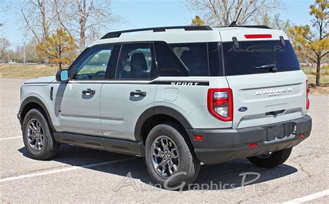 2021 2022 Ford Bronco Sport Stripes Side Decals RIDER Door Vinyl Graphic Accent Kits