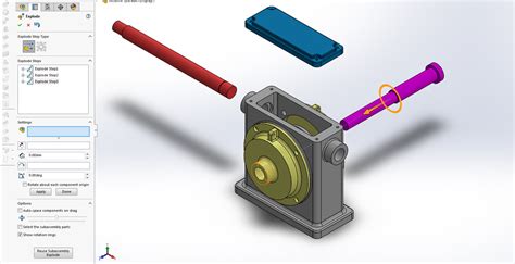 Exploded View in SolidWorks: Tutorial - 12CAD.com