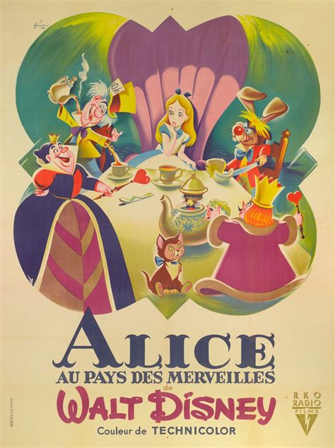 Camion pesante Gigante Lo sconosciuto alice in wonderland 1951 poster Idraulico Ammirevole Lontano