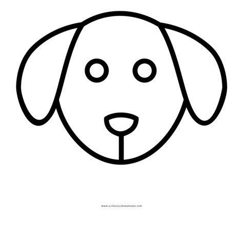 Dog Face Coloring Page Desenhar Uma Cara De - Clip Art Library