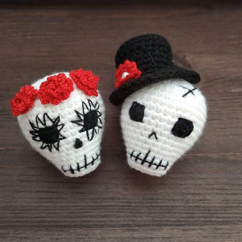 Skull pattern crochet Halloween crochet pattern Amigurumi | Etsy