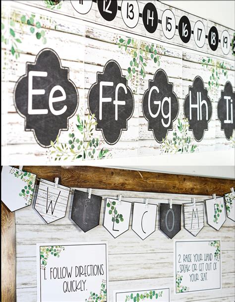 MODERN FARMHOUSE Classroom Decor Bundle Farmhouse Classroom - Etsy