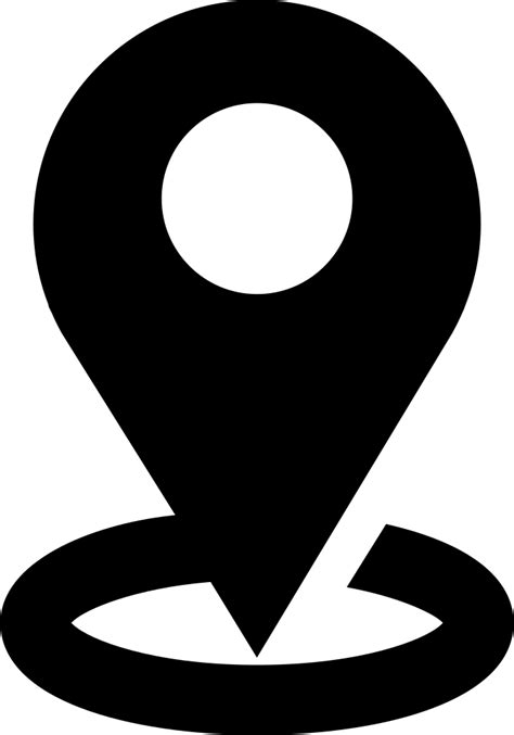 Icons Symbol Computer Black Location Design Transparent HQ PNG Download | FreePNGImg