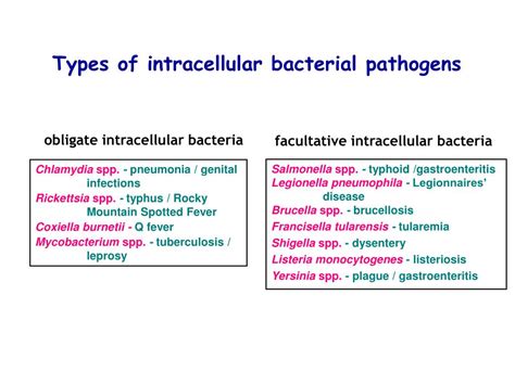 PPT - Intracellular Pathogens PowerPoint Presentation, free download ...