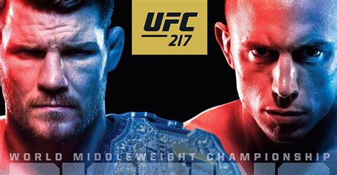 UFC Officials Release Epic 'UFC 217: Bisping vs. GSP' Poster - MMA Imports