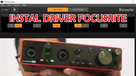 CARA INSTAL DRIVER FOCUSRITE DAN FOCUSRITE CONTROL - YouTube