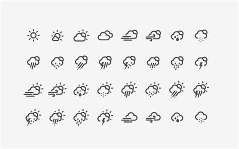 +20 Free Icon Fonts For Designers | Weather icons, Icon font, Graphic design logo