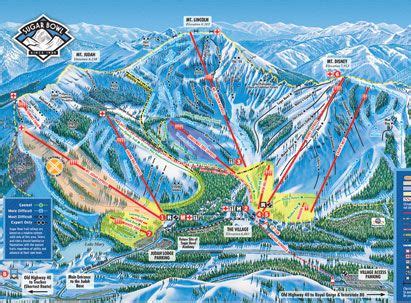 Sugar Bowl Resort Map Royal Gorge, Country Maps, Ski Area, Trail Maps ...