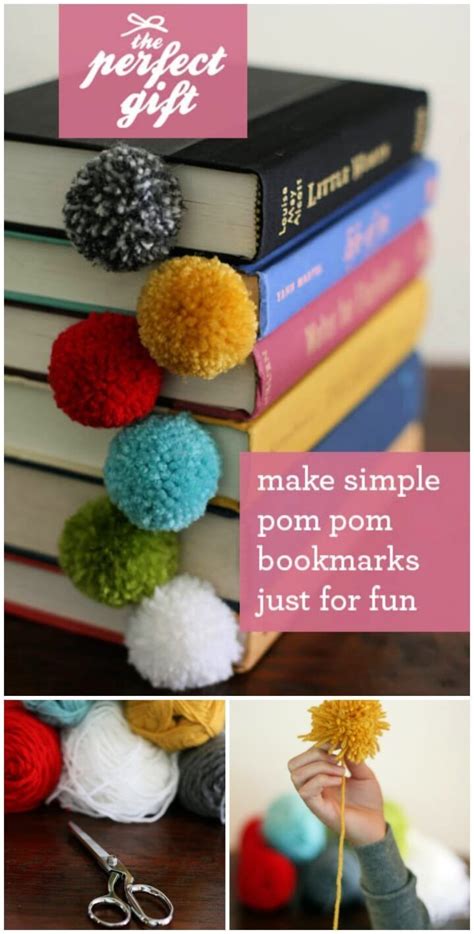 DIY Yarn Ball Bookmarks - 20 DIY Crafts To Make & Sell - Easy Craft Ideas | Kids crafts to sell ...