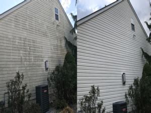 Before and after of roof cleaning soft wash by Anthony's Crystal Clean ...