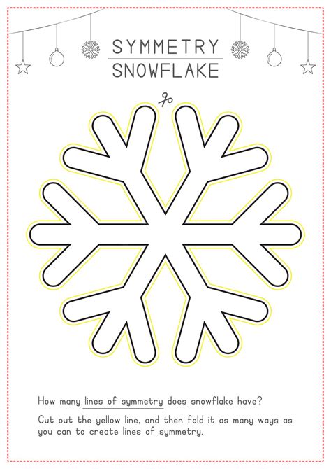 Premium Vector | Learning Symmetry through Folding Snowflake