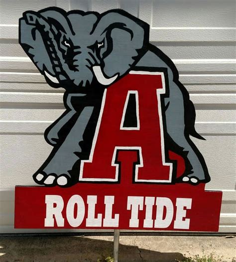 University of Alabama Mascot Yard Sign