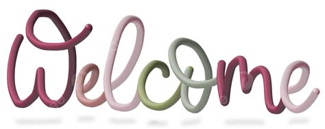 3d Welcome Balloon Cute Design Hd Free Download Psd, Welcome 3d, Welcome 3d Text, Welcome Ballon ...