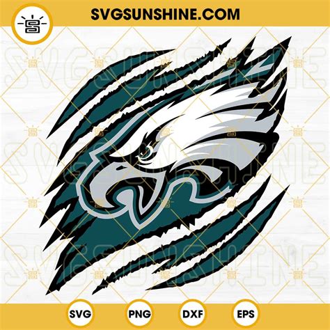 Philadelphia Eagles Ripped Claw SVG, Philadelphia Eagles SVG, Eagles SVG PNG DXF EPS