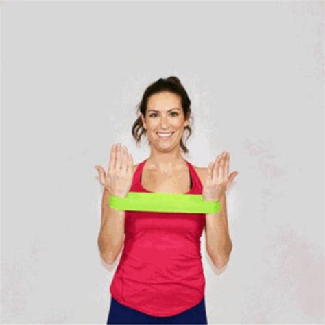 Shoulder Press with Band - Exercise How-to - Workout Trainer by Skimble