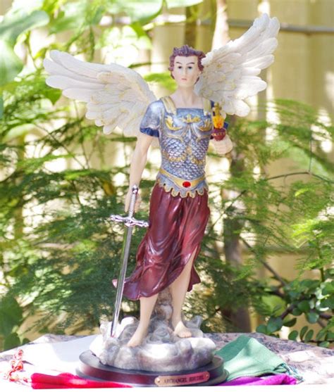 Holy Rare Catholic Archangel Jehudiel Resin by elegantmedical