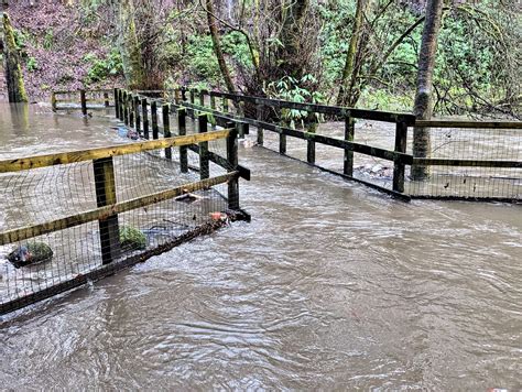 Extensive flooding in Scotland