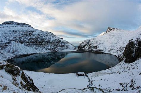 Saksun (Faroe Islands) - a beautiful winter scenery. | Faroe islands denmark, Winter scenery ...