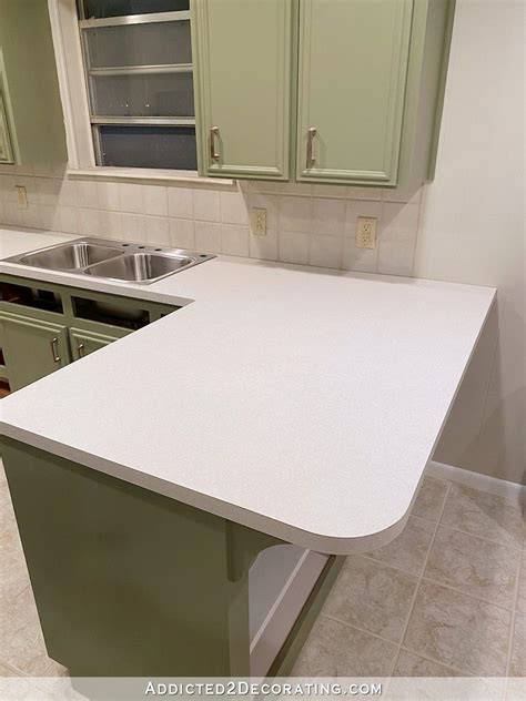 DIY Kitchen Countertop - Installing New Laminate Over Old Laminate ...