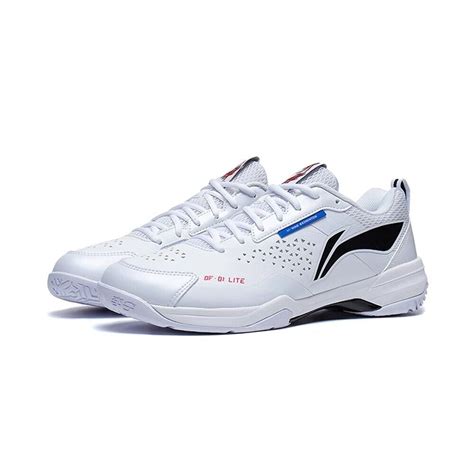 White Li-Ning Non-Marking Badminton Shoes (DF-01) (Pr… - Gem