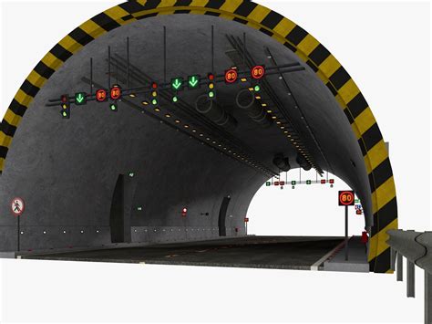 3D Road Tunnel Model - TurboSquid 2126528