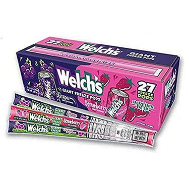 Kisko Welch Soda Giant Freezies 27ct Box | Candy Retailer