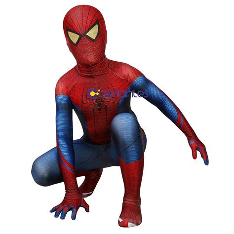 Kids Spider-man Cosplay Suit The Amazing Spider-Man Cosplay Costume