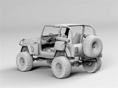 Jeep viejo Modelo 3D $39 - .unknown .obj .max .fbx .c4d - Free3D