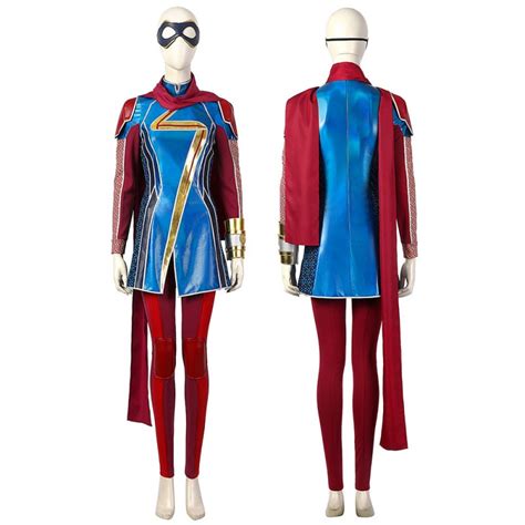 Kamala Khan Costume Ms. Marvel Cosplay Suits - Champion Cosplay