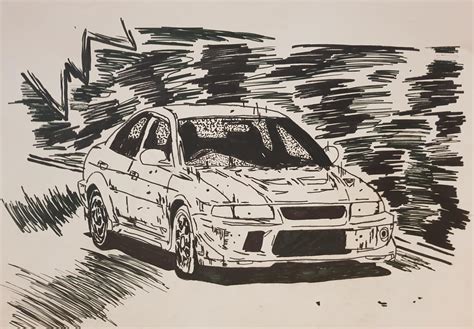 did another manga version of one of the initial d cars, this time is ...