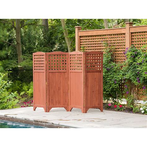 Leisure Season Folding Patio And Garden Privacy Screen | The Home Depot Canada