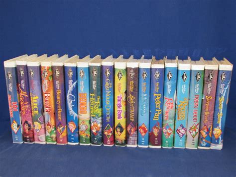 Walt Disney BLACK DIAMOND Classics Collection Set of 18 VHS | Etsy ...