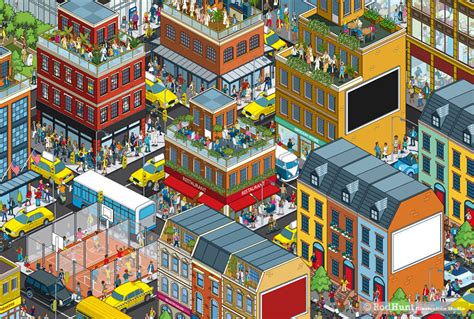 Rod Hunt / Illustration and Illustrated Maps - Map Illustrator, Isometric Illustrations ...