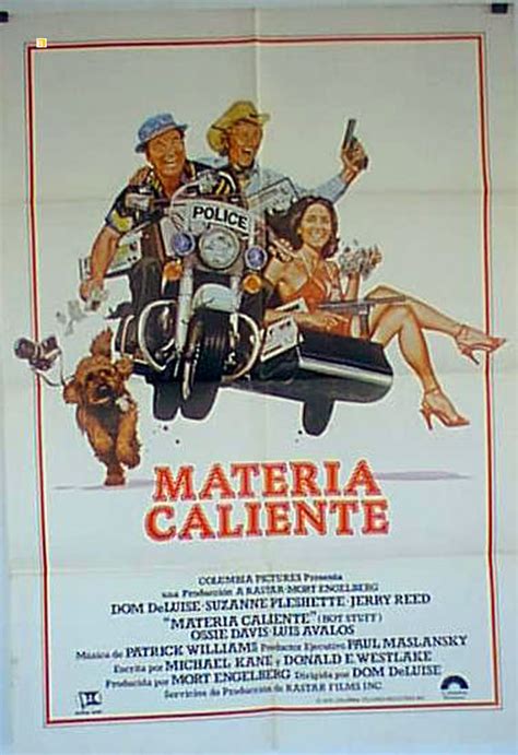 "MATERIA CALIENTE" MOVIE POSTER - "HOT STUFF" MOVIE POSTER