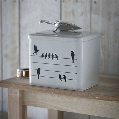 Bird Feed Storage Tin