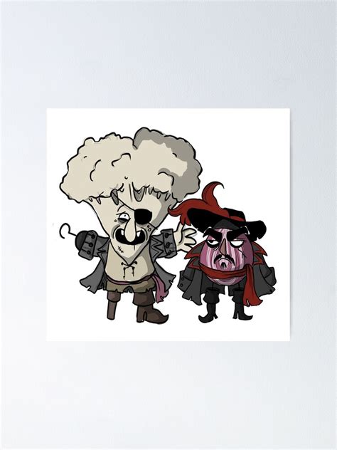 "Veggie Pirates" Poster by RatTheRipper | Redbubble