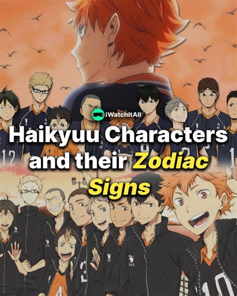 All Haikyuu Character's Zodiac Signs (Find Yours!) • iWA