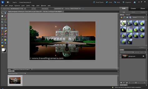 How to achieve Lens-Zoom Effect in Adobe Photoshop Elements || ZoomIn ...