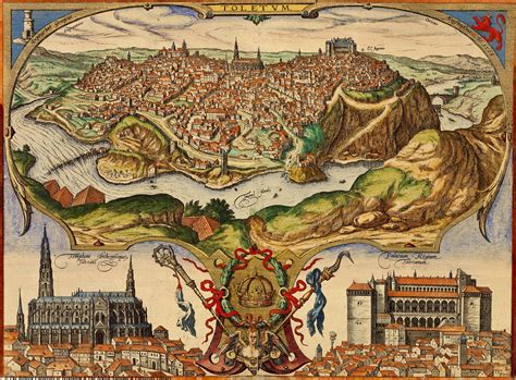 Toledo, Spain in 1598 | Amazing maps, Ancient maps, Map