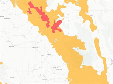 Central California fire danger: Map shows Valley's riskiest zones for ...