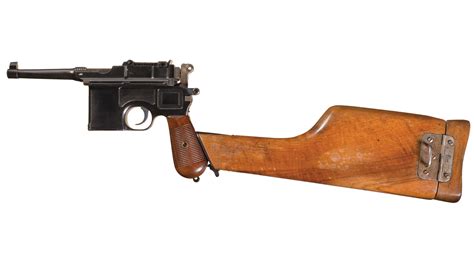 Mauser Broomhandle Semi-Automatic Pistol with Stock | Rock Island Auction